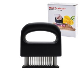 Kaizuca Stainless Steel Meat Tenderizer, Meat Hammer with Non-Slip Handle and 48 Stainless Steel Blades, Meat Mallet for Beef, Chicken, and Pork