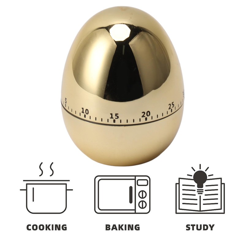 Egg Timer Mechanical 60 Minutes Egg Timer Timer, Egg Shaped