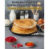 Cooks Standard Crepe Pan Hard Anodized Ceramic Nonstick Pancake Pan,
