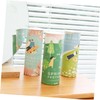FELTECHELECTR Adorable Cartoon Print Tissue Tubes Refillable Car Tissue Cylinders