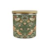 Purely Home Green Strawberry Thief Storage Canister - Morris Inspired