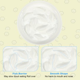 Jokapy Cat Bowl Ceramic Raised with Non-Slip Base Maze Interactive Anti Pet Bowl Small Dog Flat Diet Plate Slow Eating (White)