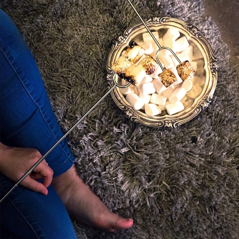 Marshmallow Roasting Sticks (Set of 2) | Reusable| Stainless Steel
