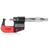 Micrómetro exterior digital profesional con punta de carburo 0-1"/0-25mm Rango
