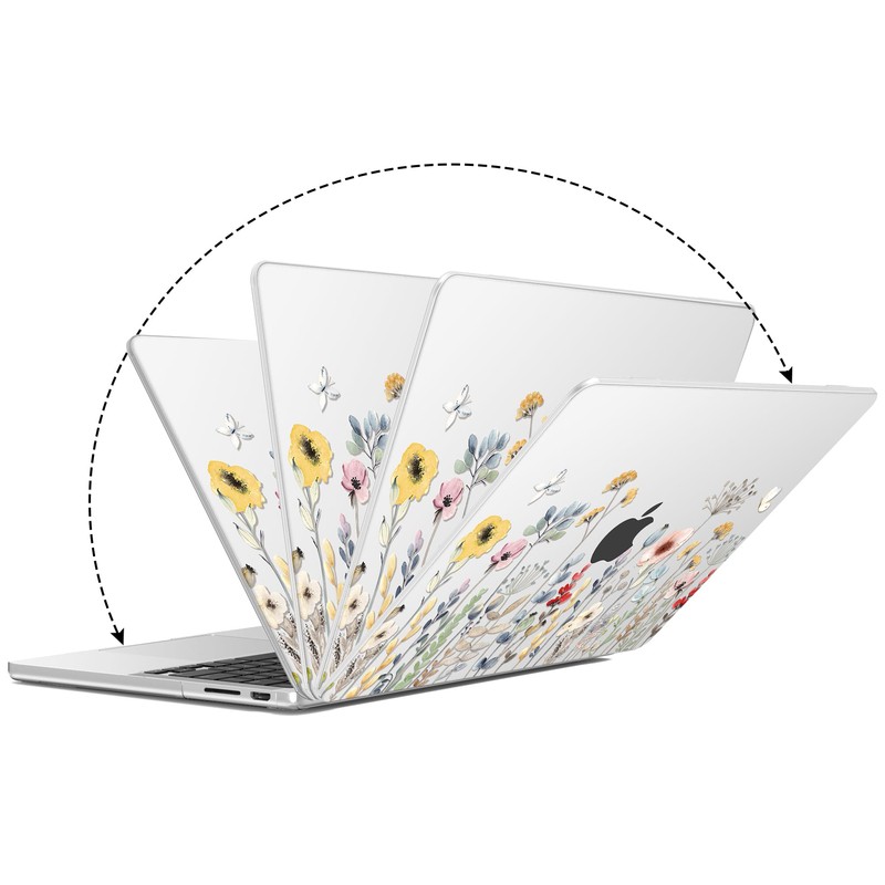 G JGOO Compatible with MacBook Pro 14 inch Case 2025