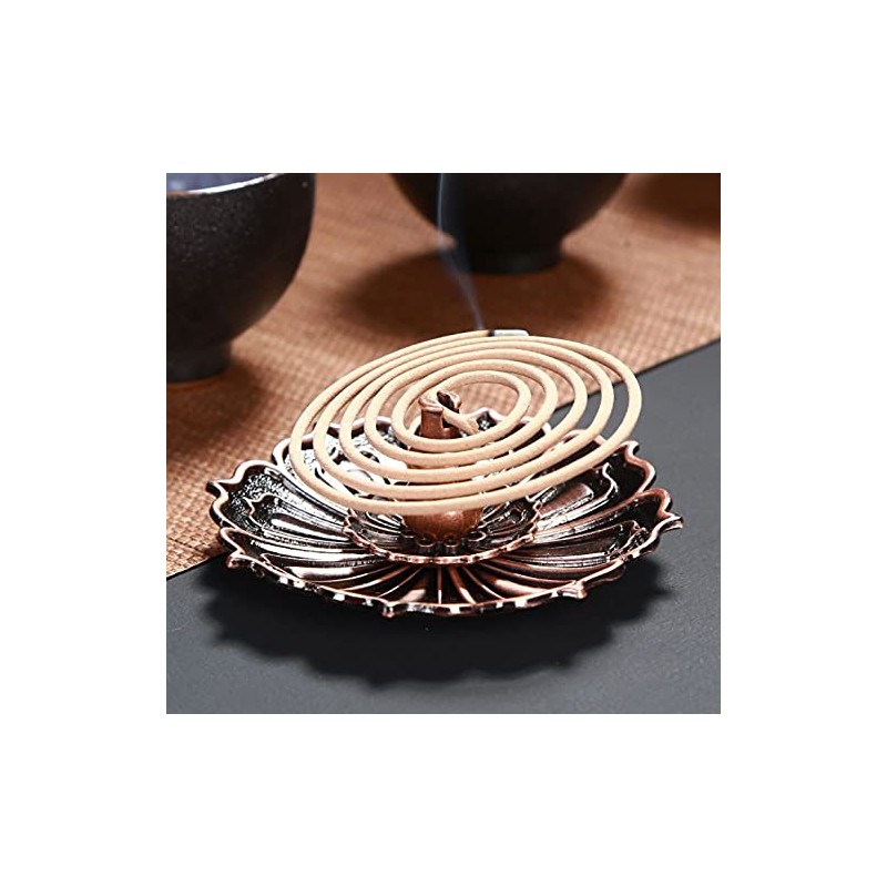 Ansimple Lotus Flower Healing Incense Burner, Incense Stand, Incense Stand,
