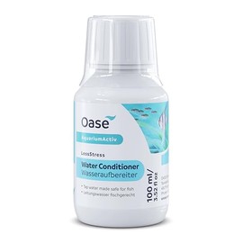 Oase LessStress Water Conditioner 100 ml - Aquarium Care, Protects Filter Bacteria, for Stress Reduction in Ornamental Fish, Provides Iodine