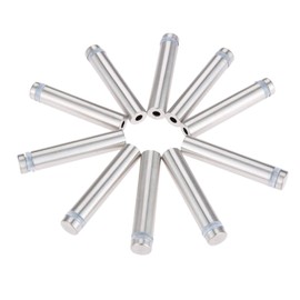 10pcs Standoff Wall Fixings,Stainless Steel Advertisement Nails Screws 12x60mm for Billboards,Picture Frames,Glass Posters and Sign Displays