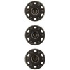 Clover スナップ 21mm 3組入り 黒 26-555