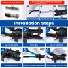 Muzata Upgraded Custom Cable Railing Crimping Tool Hydraulic Crimper Hydraulic