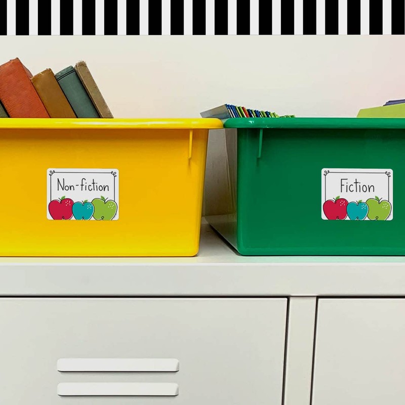 CTP Doodle Apples Badge Labels for Classroom (Creative Teaching Press