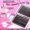 FANXITON DIY Lash Extension Kit 40D+50D D Curl Individual Lashes