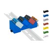 "Triple" DIN Rail Mount Adaptor for Shelly-Mini DIN Rail Bracket