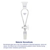 Labasics 60ml Conical Pear Shaped Separating Funnel with PTFE Tap,