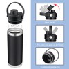 2-Pack Replacement Lids for Yeti Rambler Water Bottles, Compatible with