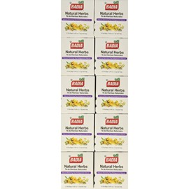 Badia Natural Herb Tea Bag, 10-Count Boxes (Pack of 20)
