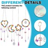 Pack of 4 Suncatcher Crystal Window, Rainbow Hanging Crystals Decoration,