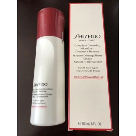 SHISEIDO Complete Cleansing Microfoam Cleanse + Remove 6 fl oz FULL SIZE SEALED