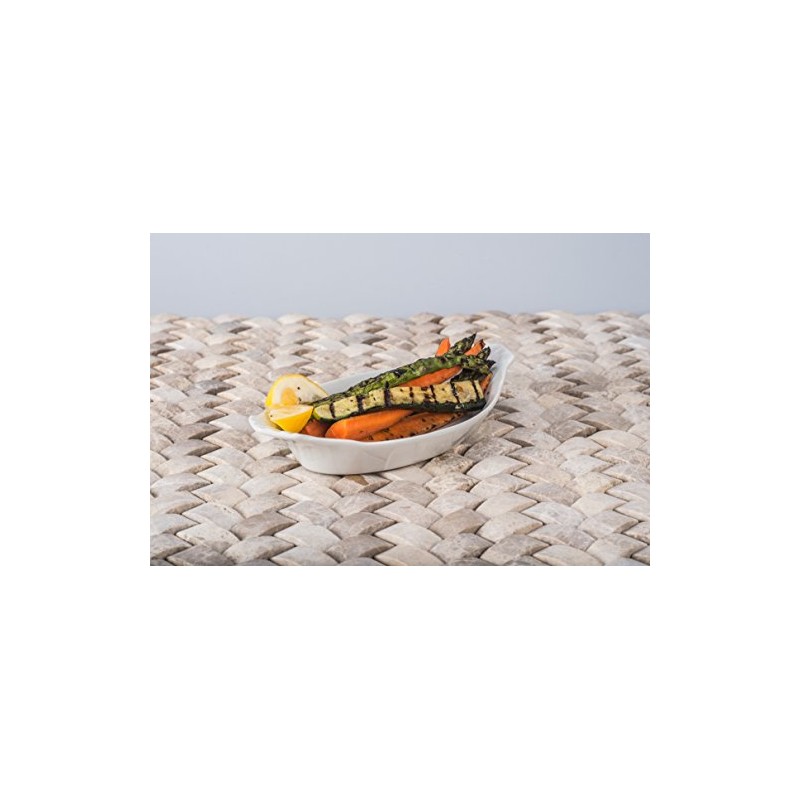 BIA Cordon Bleu 24-Ounce Oval Au Gratin Baking Dish, Set