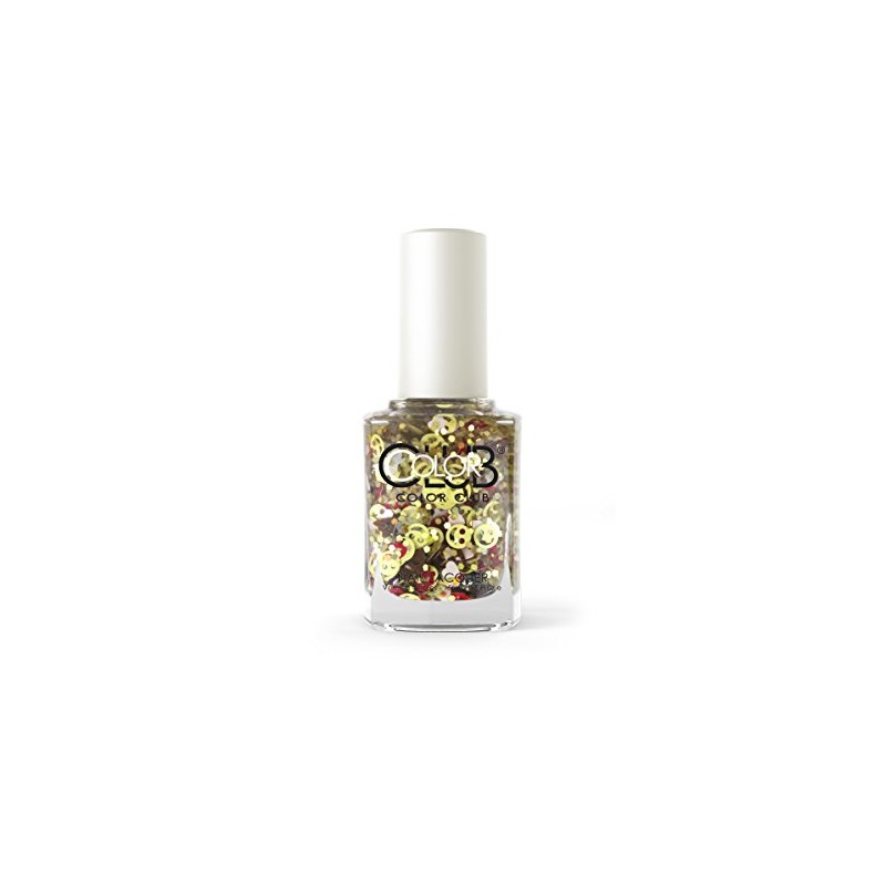 Color Club Nail Lacquer Nailmoji, Holographic Glitter Shade, 0.5 Fluid