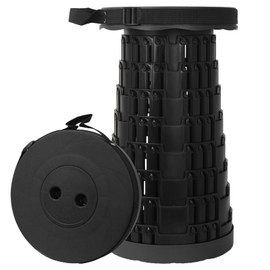 usouioo Upgraded Camping Folding Stool with Carrying Straps Lightweight Yet More Sturdy with Load Capacity 450lbs Portable Collapsible Retractable Stool for Camping Fishing Hiking BBQ 2.0