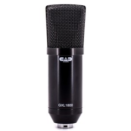 CAD Audio GXL1800 Large Format Side Address Condenser Microphone- Perfect for Studio, Podcasting & Streaming, Black