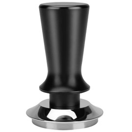 Tooteeru Calibrated Espresso Tamper Coffee Tamper with Spring Loaded Tamper Tool Powder Press with Flat Stainless Steel Base-53mm