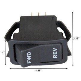 Golf Cart Forward Reverse Switch Assembly for EZGO TXT 2003-up PDS, FWD REV Rocker Switch, Replace OEM 74323G01, 74323-G01