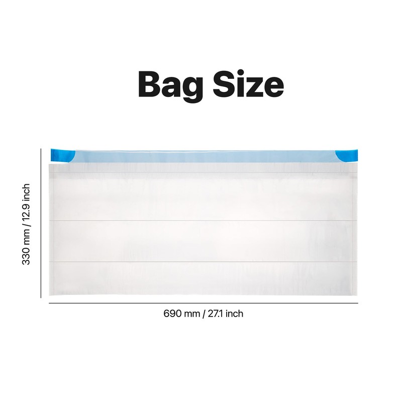 Neakasa Replaced Waste Bags-2 Rolls, Cat Litter Waste Receptacles Bags