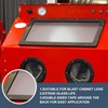 12 Pcs Abrasive Blasting Cabinet Lens Cover Polyester Film Sandblast