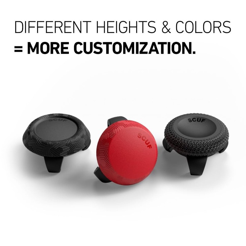 Scuf Control Thumbstick Grips - 6 Pack with 2 Bases