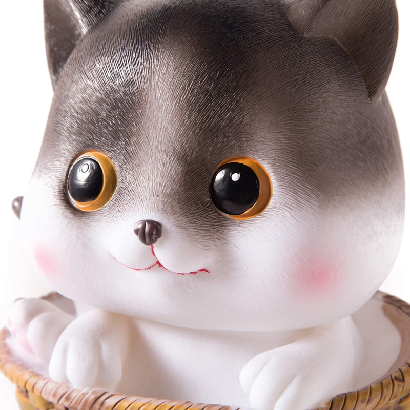 Happy Maneki Neko Money Box, For Interior Decoration, Just By