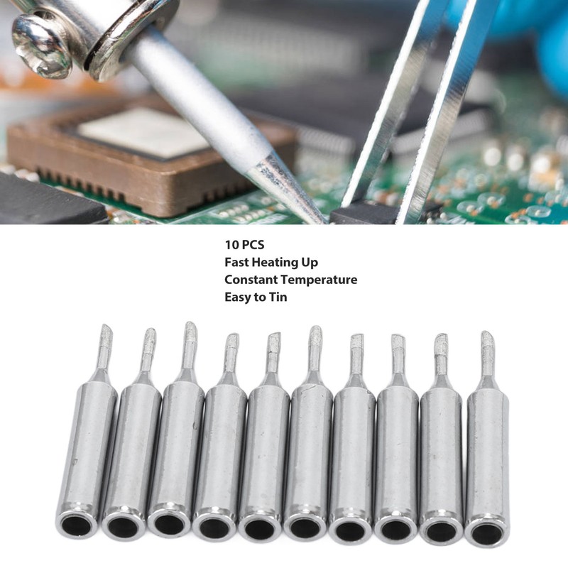 10PCS Set Solder Iron Welding Tips Accurate Multifunctional Thermal Solder