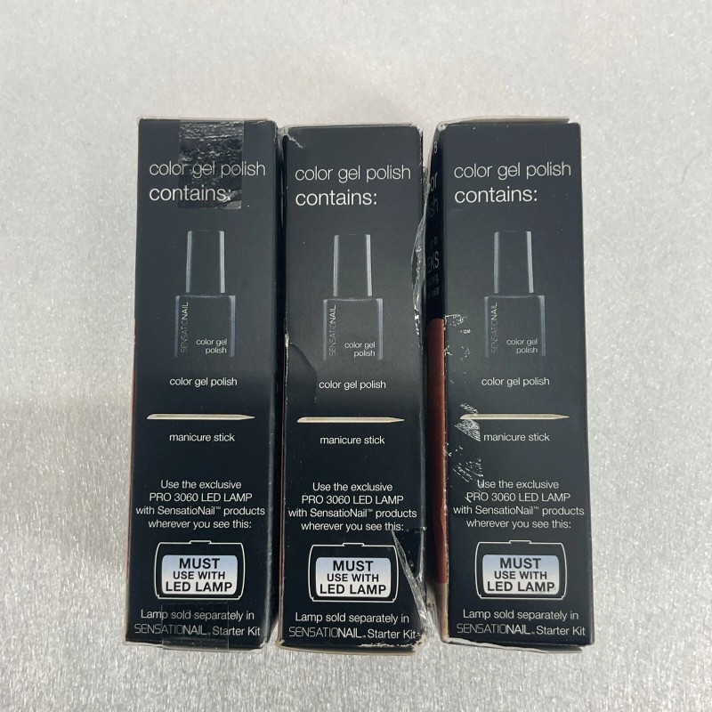 SensatioNail 3 PACK SensatioNail Color Gel Polish 71618 MI AMOR
