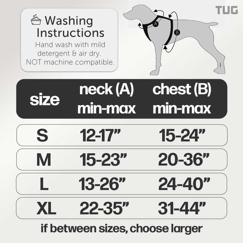 TUG Grab Dog Harness | Integrated Traffic Leash Magnetically Attached