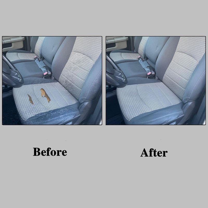 SecosAutoparts Driver Side Bottom & Foam Cushion Cloth Gray Seat