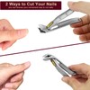 SG Nekoo Toenail Clippers for Seniors, Locking Design Angled Head