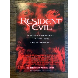 Resident Evil Movie Pre-Release Promo Postcard 2002