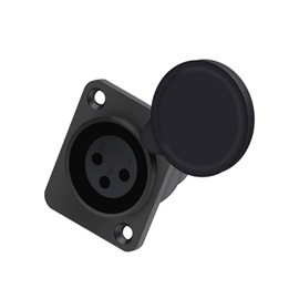 Mobility Scooter Charging Port Socket Replacement with Cover Charger Spare Part