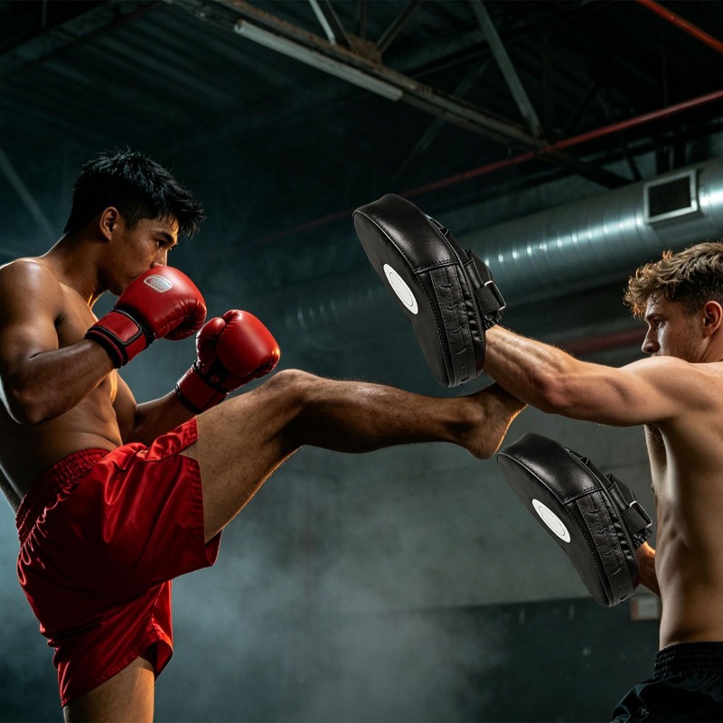 Boxing Pads Focus Mitts, Hook and Jab Punch Bag Target