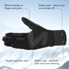 OZERO Men's Waterproof Thermal Gloves, Touchscreen Winter Gloves, Driving Gloves,