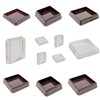 40x40mm Clear Furniture Cups, Pack of 4 Carpet Protectors for