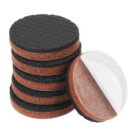 PATIKIL 1" Felt Furniture Pads, 16 Pcs Round Non Slip Furniture Pads Self Adhesive EVA Furniture Feet Non Skid Furniture Grippers for Hardwood Floors Protectors, Black