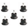 BiMi 50141 Glide Casters for Office Chair 50mm Black (Pack