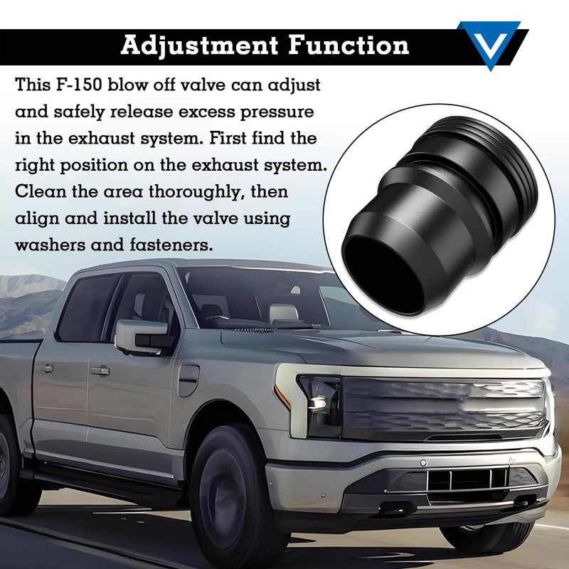 Black F150 Blow Off Valve Mod - Vent to Atmosphere