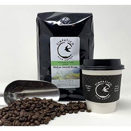 Simpatico Low Acid Coffee - DECAF - Medium - WHOLE BEAN (2 pound bag)