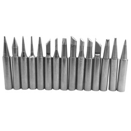 SENHAI 15 PCS 900M-T Soldering Iron Tip Compatible HAKKO 936,937,907, Atten, Quick, Aoyue, Yihua, Vastar, Sywon, Tabiger, SOAIY and X-Tronic Soldering Station - 15 Types