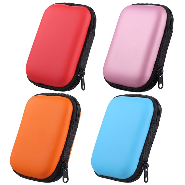 MeiHongJiaYe Pack of 4 Playing Card Box, Playing Card Case