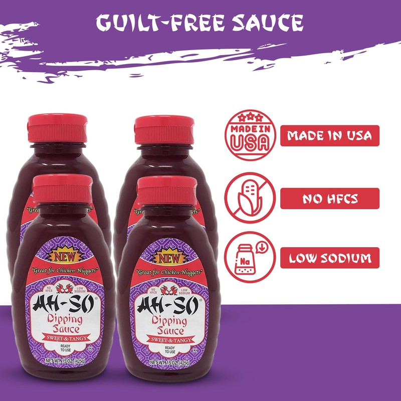 Ah-So Chinese-Style Dipping Sauce – 4 Pack (4 × 15