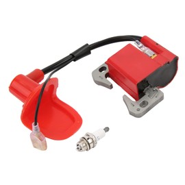 52 mm Ignition Coil L7T Spark Plug, Kit Upgrade Suitable for 2-Stroke 47CC 49cc ATV Pocket Bike Go Kart